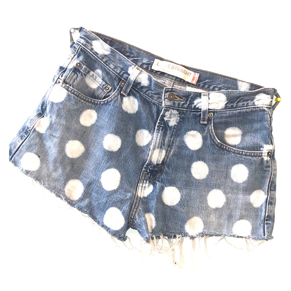 Loose Straight Levi’s Denim Shorts